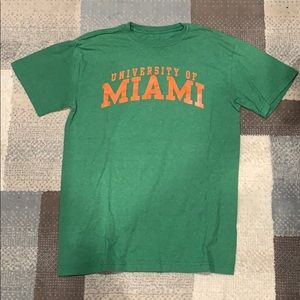 University of Miami T shirt men’s medium